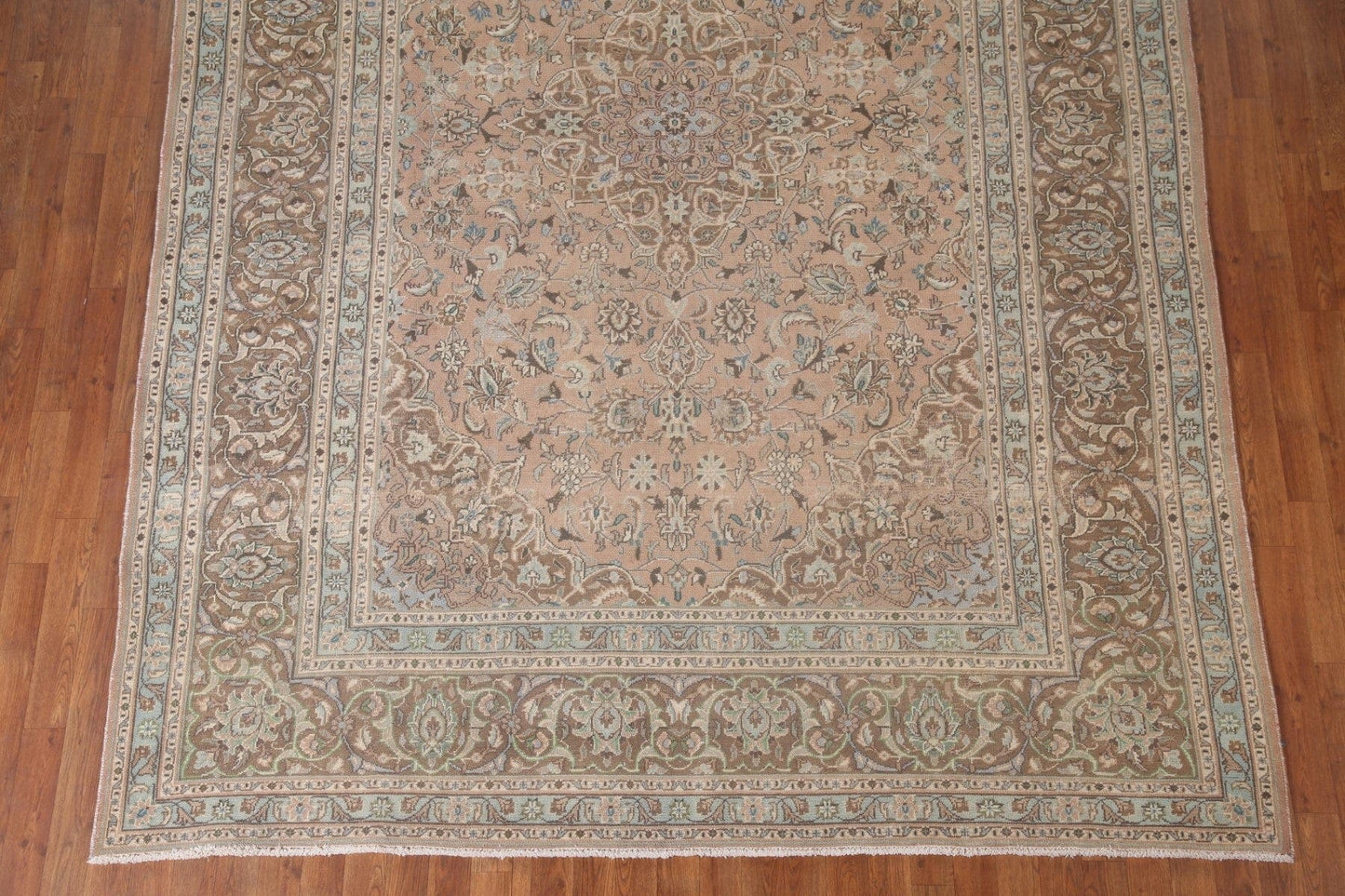 Distressed Kashan Persian Area Rug 8x11