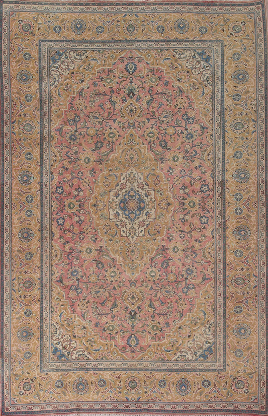 Vegetable Dye Kashan Persian Area Rug 8x11