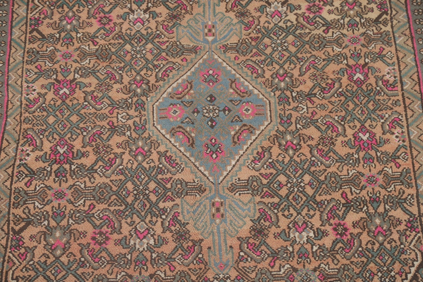 Geometric Hamedan Persian Area Rug 7x10