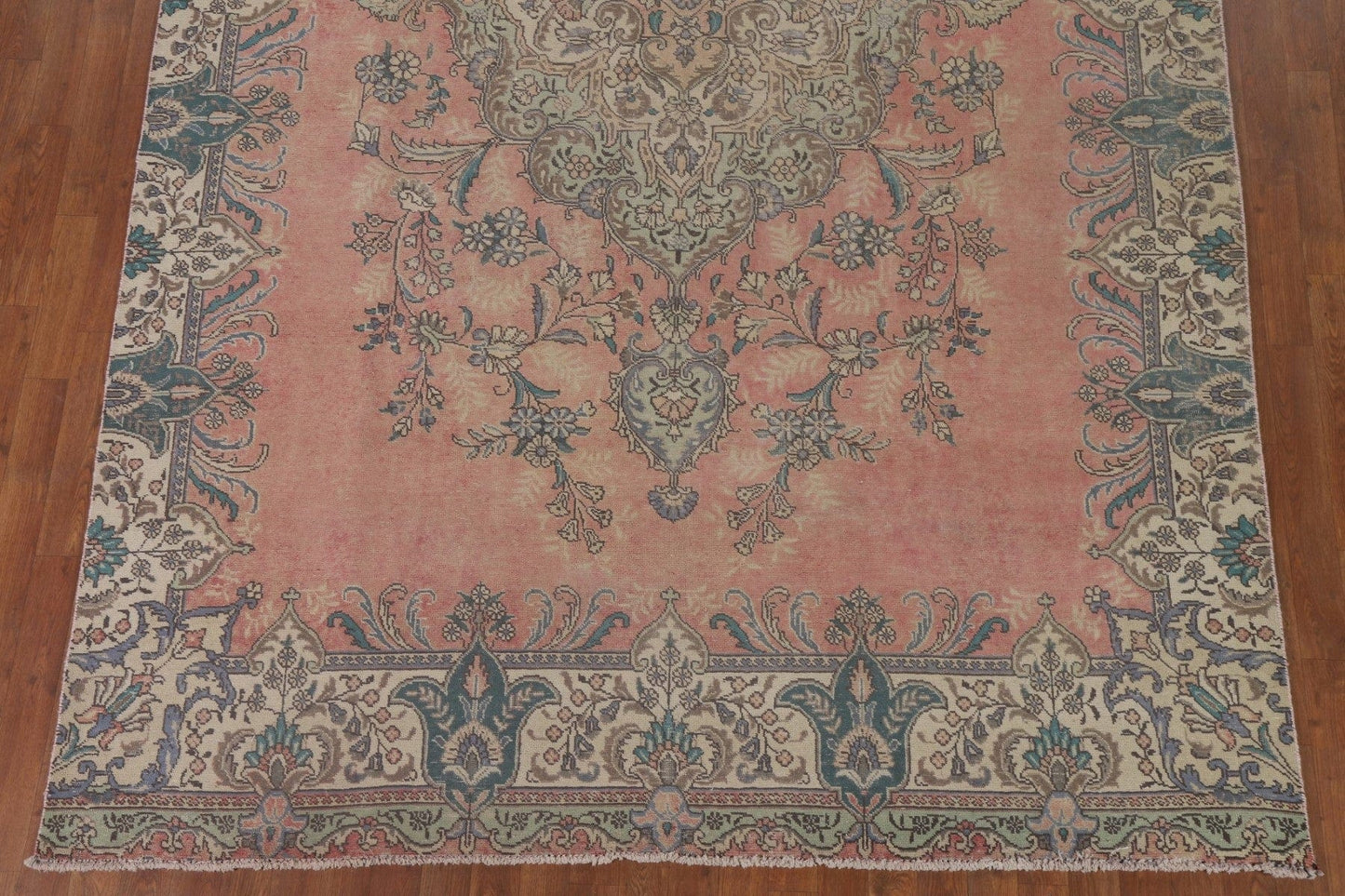 Distressed Tabriz Persian Area Rug 7x12