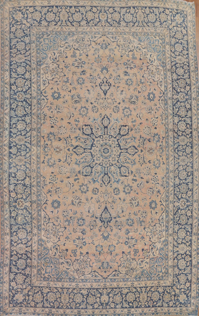 Distressed Najafabad Persian Large Rug 10x14