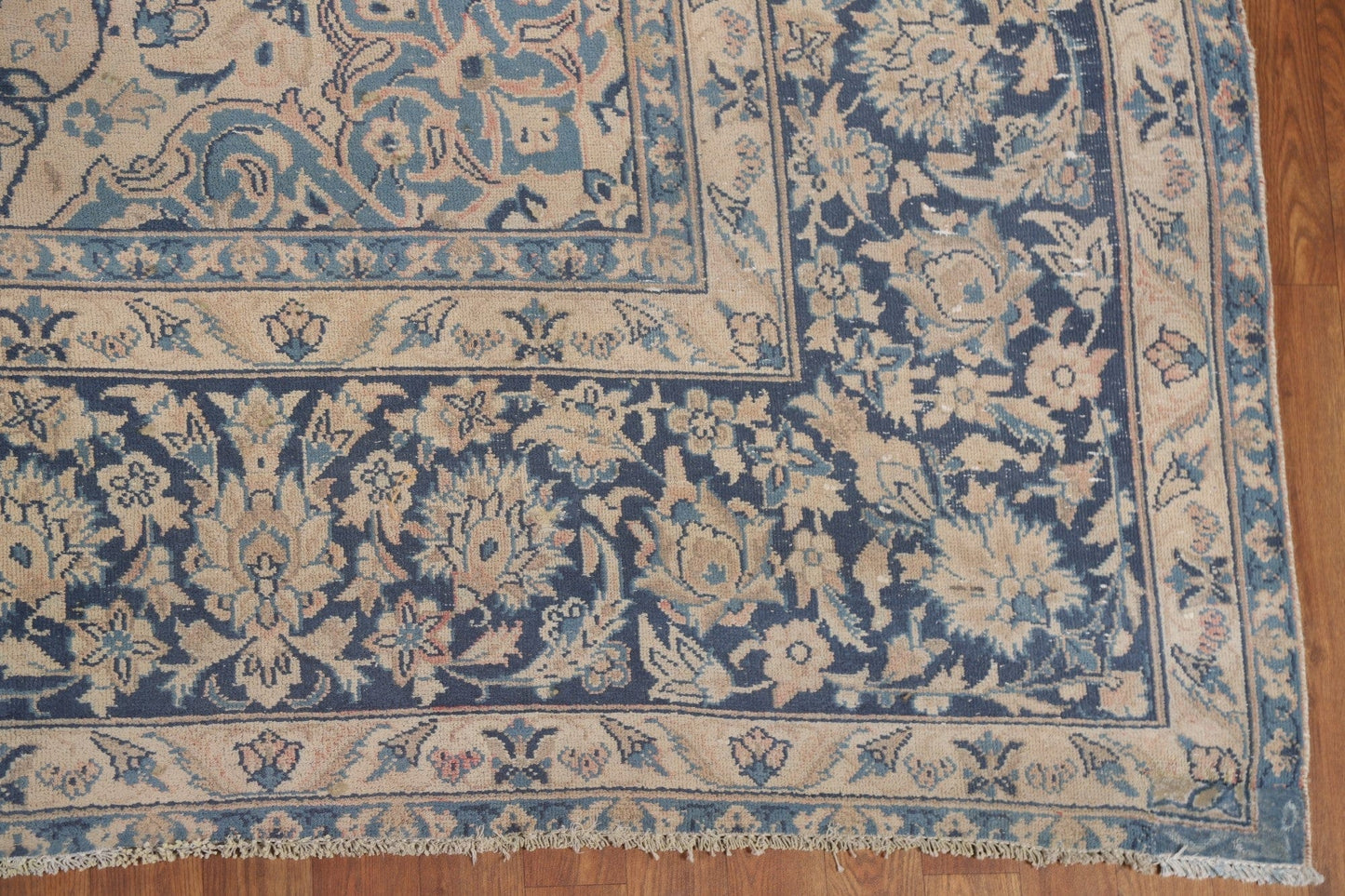 Distressed Najafabad Persian Large Rug 10x14