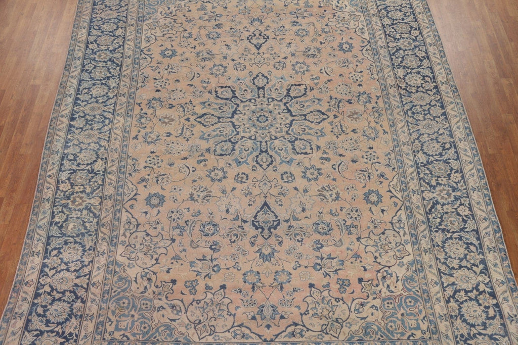 Distressed Najafabad Persian Large Rug 10x14