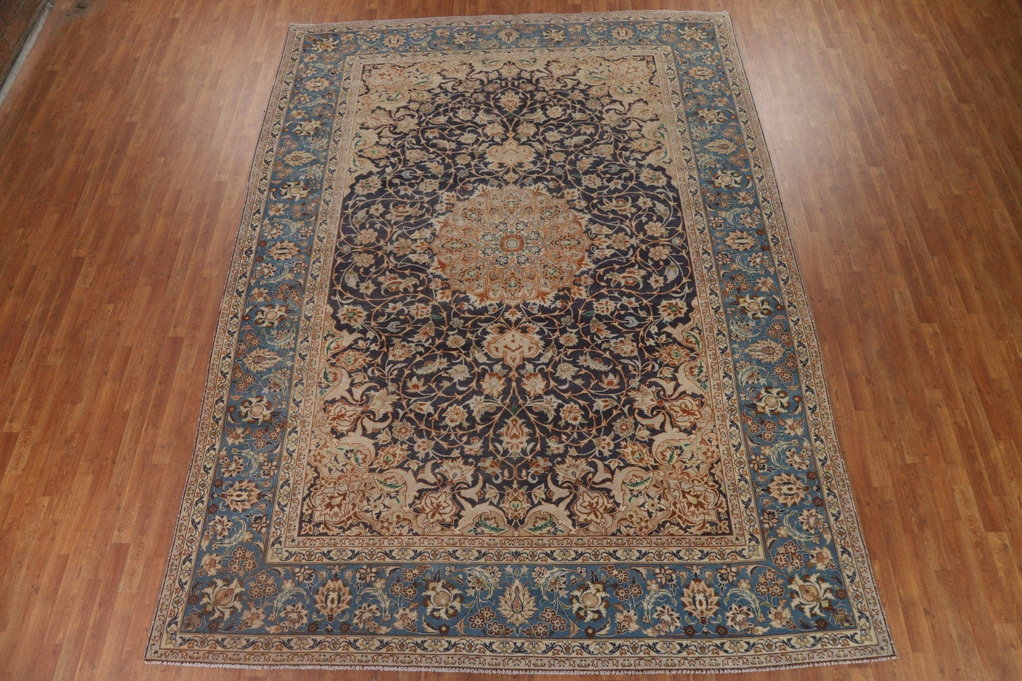 Traditional Kashmar Persian Area Rug 9x13