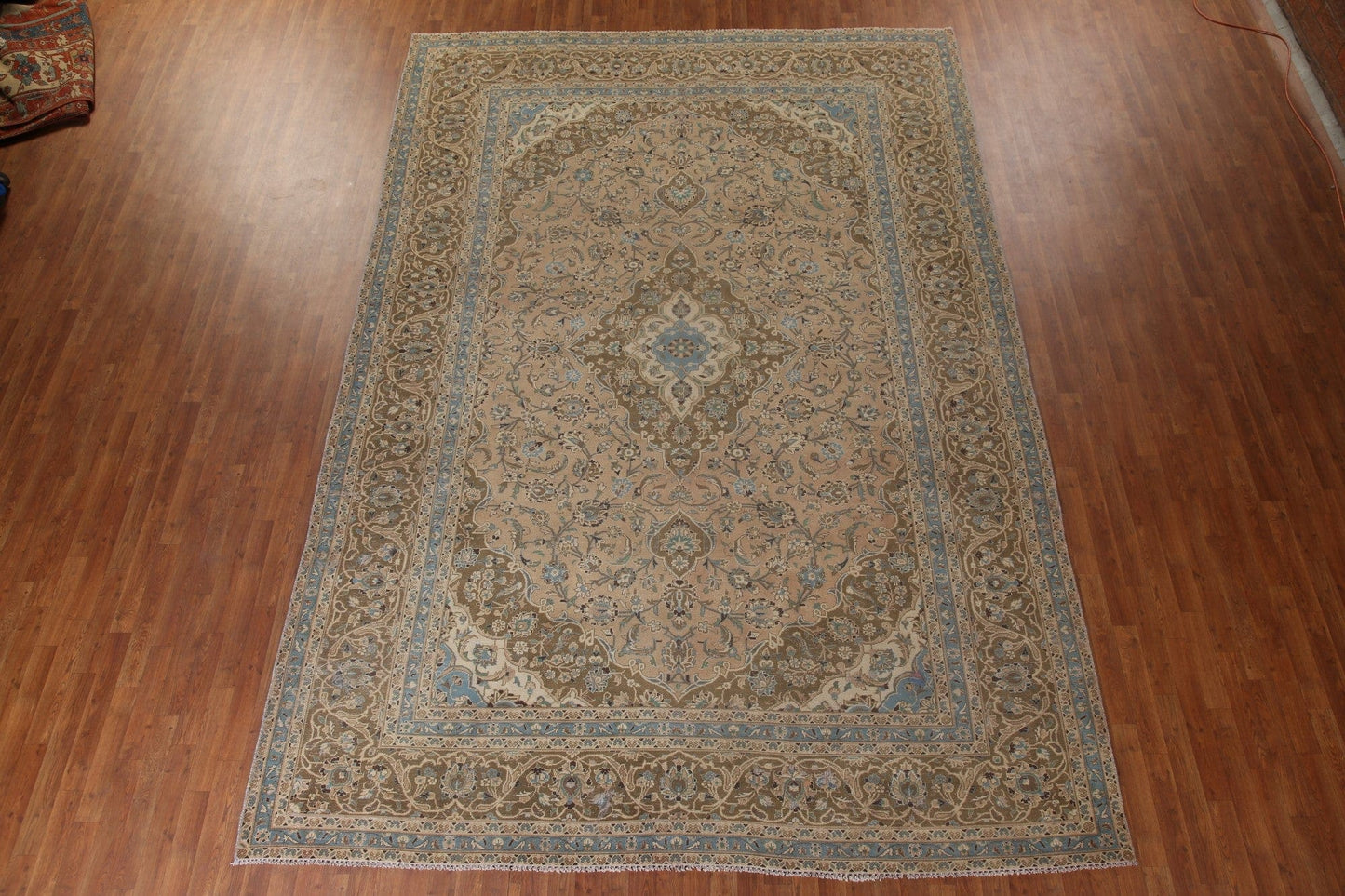 Traditional Kashan Persian Area Rug 9x14