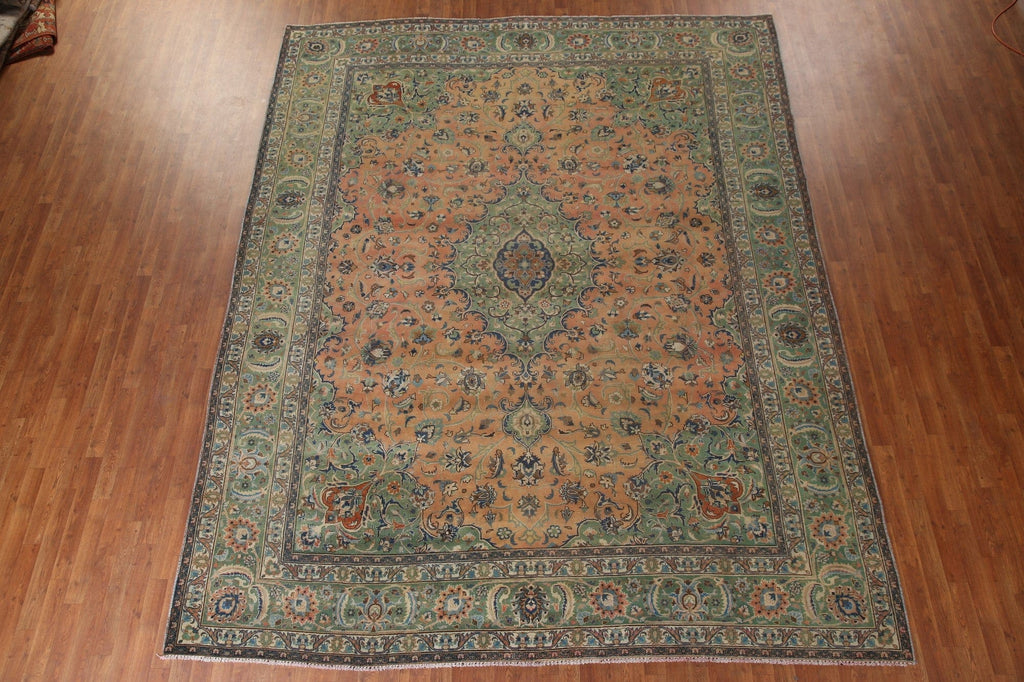 Vegetable Dye Mashad Persian Area Rug 10x13