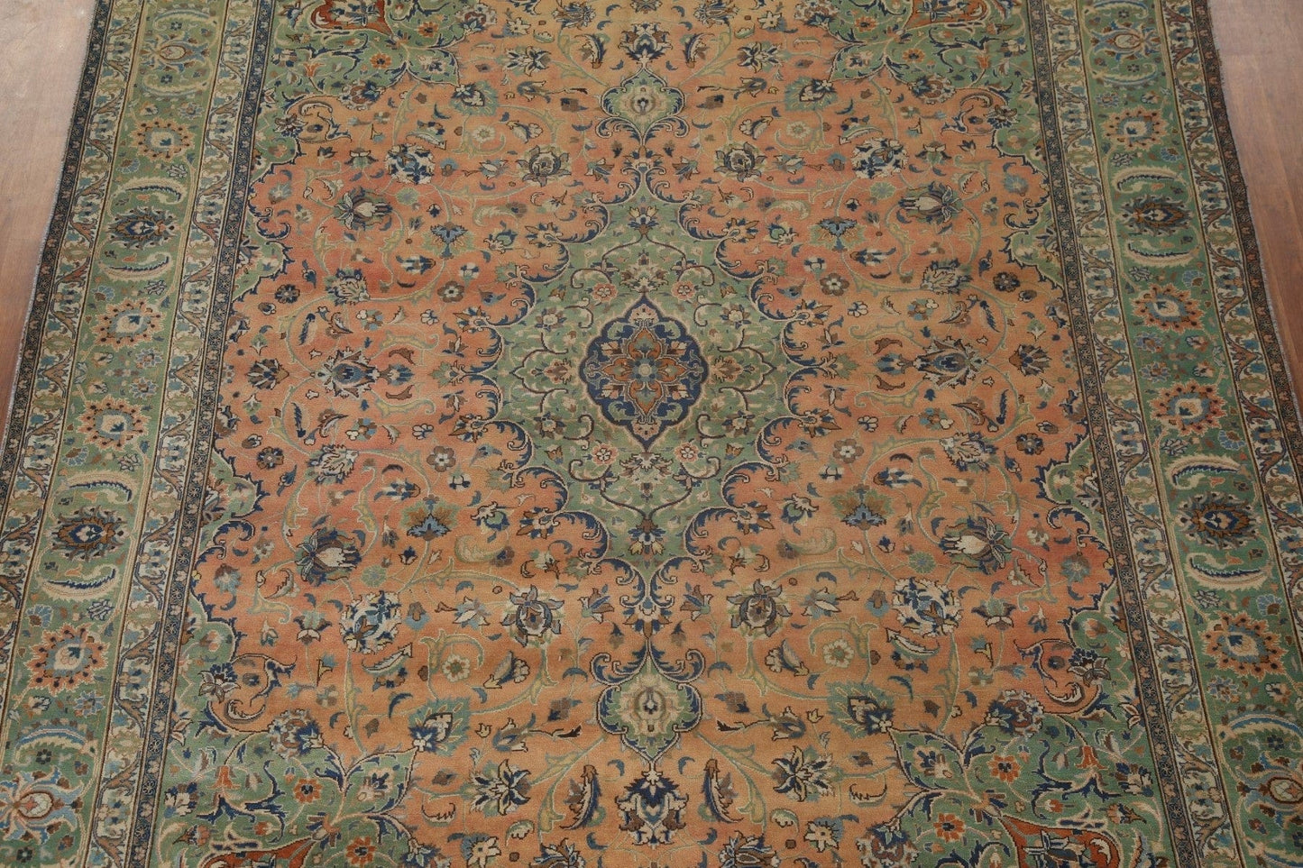 Vegetable Dye Mashad Persian Area Rug 10x13