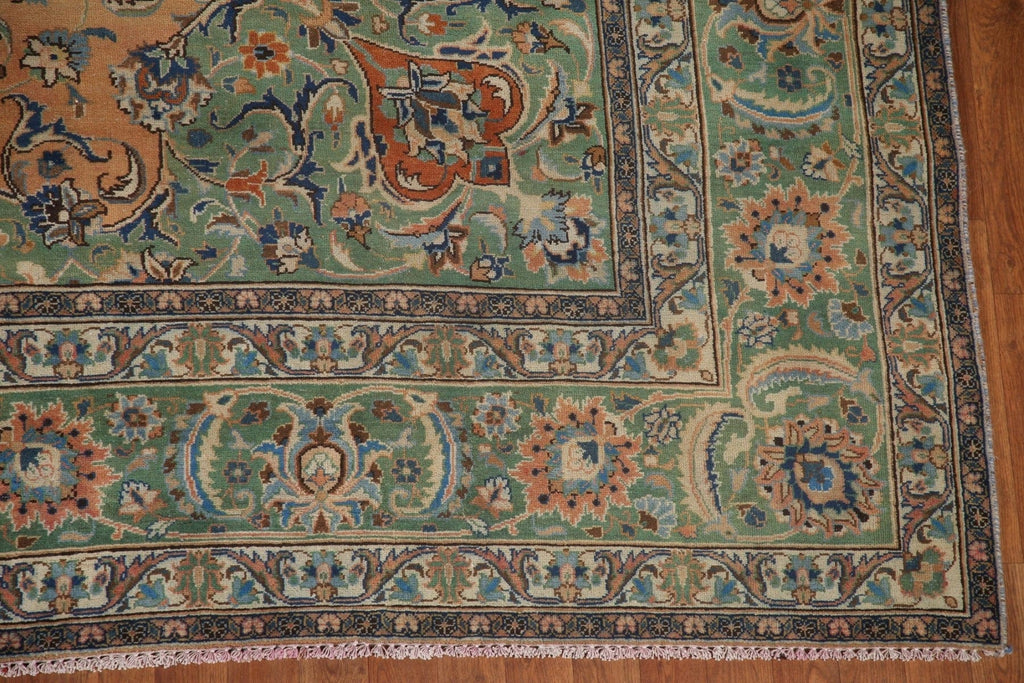 Vegetable Dye Mashad Persian Area Rug 10x13