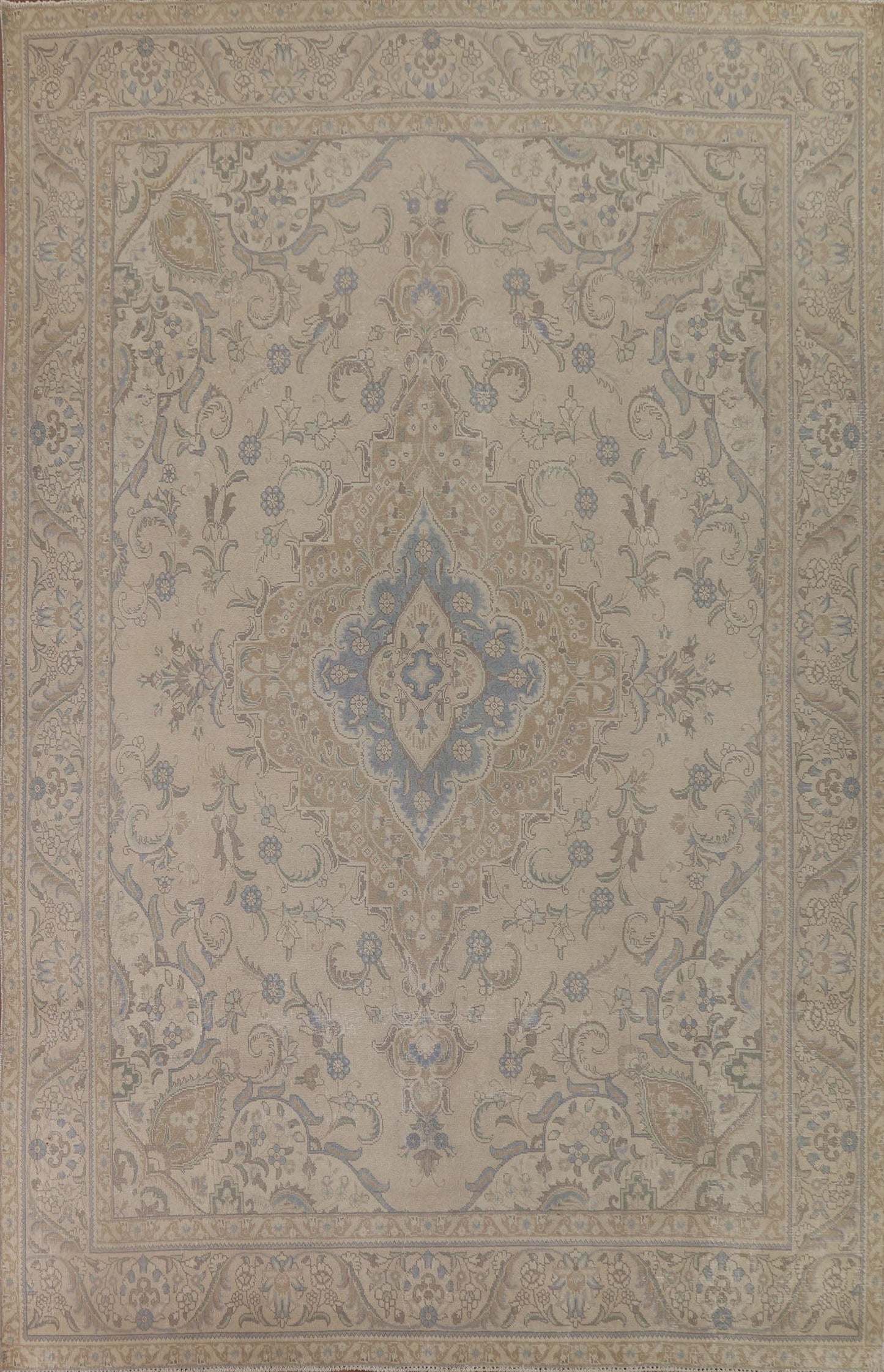 Distressed Tabriz Persian Area Rug 10x13