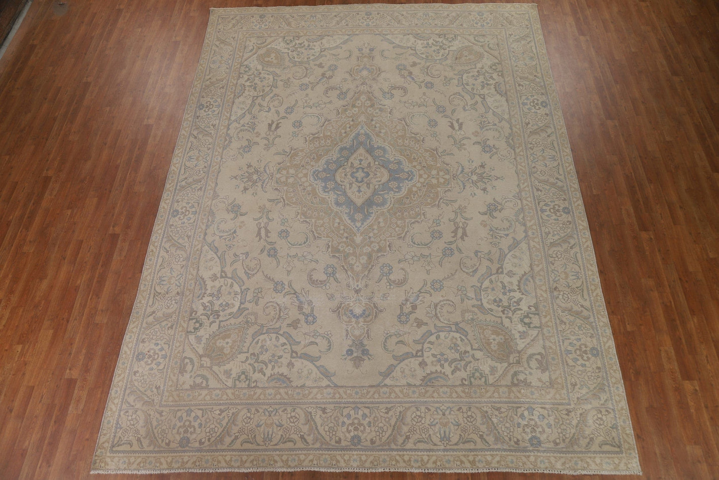 Distressed Tabriz Persian Area Rug 10x13