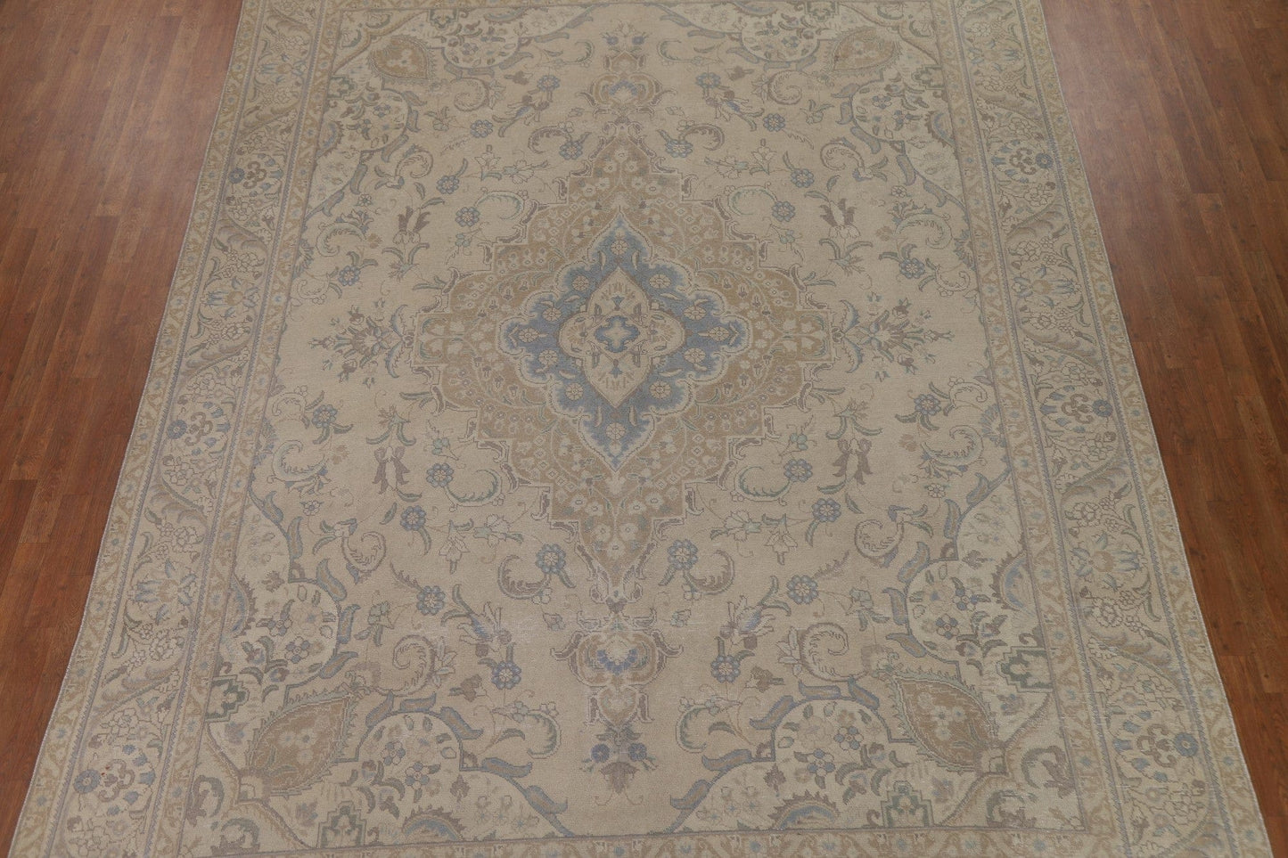 Distressed Tabriz Persian Area Rug 10x13