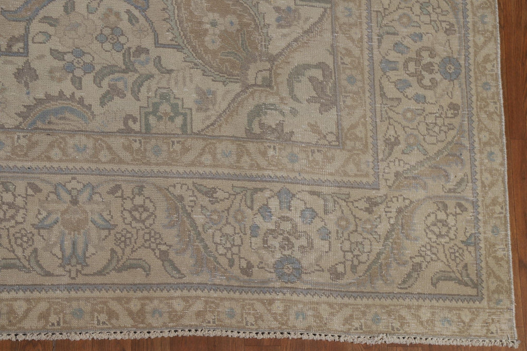 Distressed Tabriz Persian Area Rug 10x13