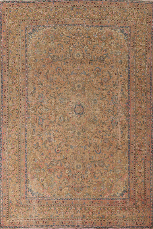 Traditional Mashad Persian Area Rug 9x12