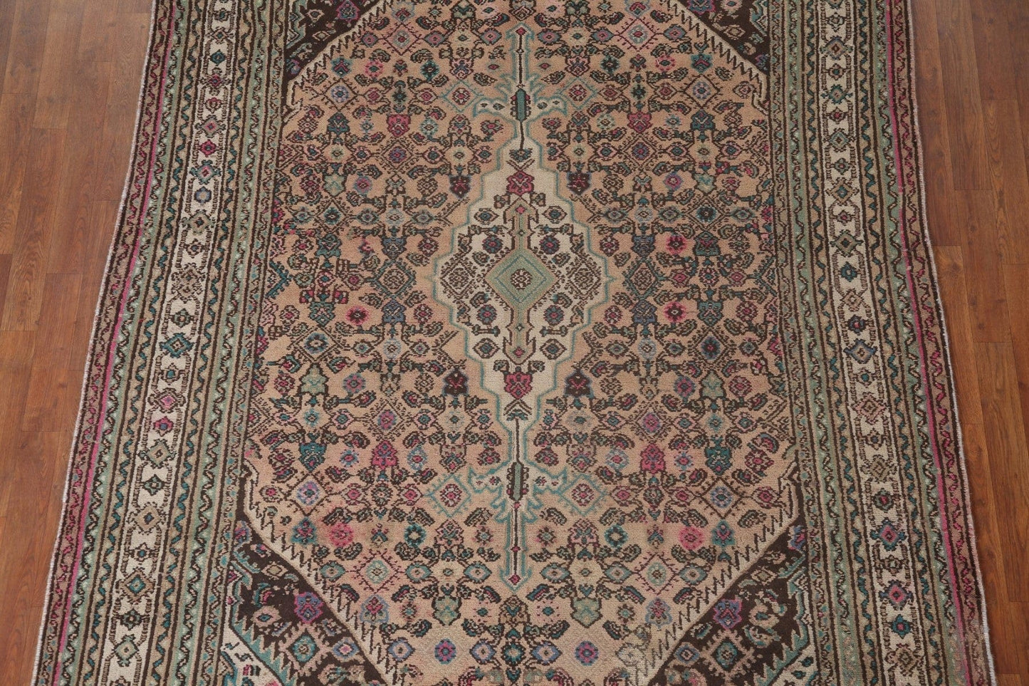 Distressed Hamedan Persian Area Rug 6x10