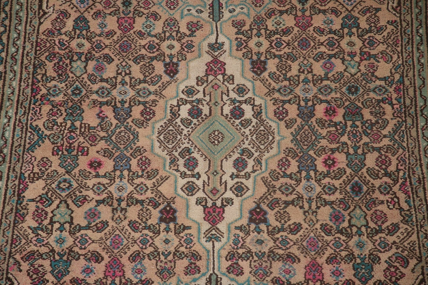 Distressed Hamedan Persian Area Rug 6x10