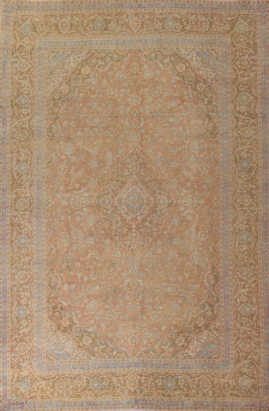 Traditional Kashan Persian Area Rug 10x13