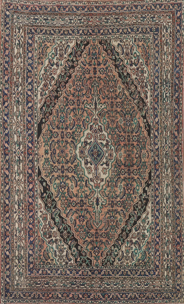 Geometric Hamedan Persian Area Rug 7x10