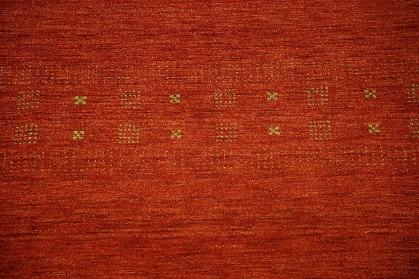 Orange Gabbeh Oriental Area Rug 8x11