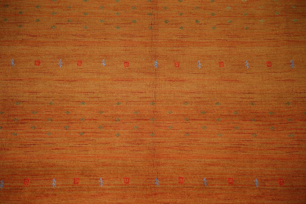 Orange Gabbeh Oriental Area Rug 8x10