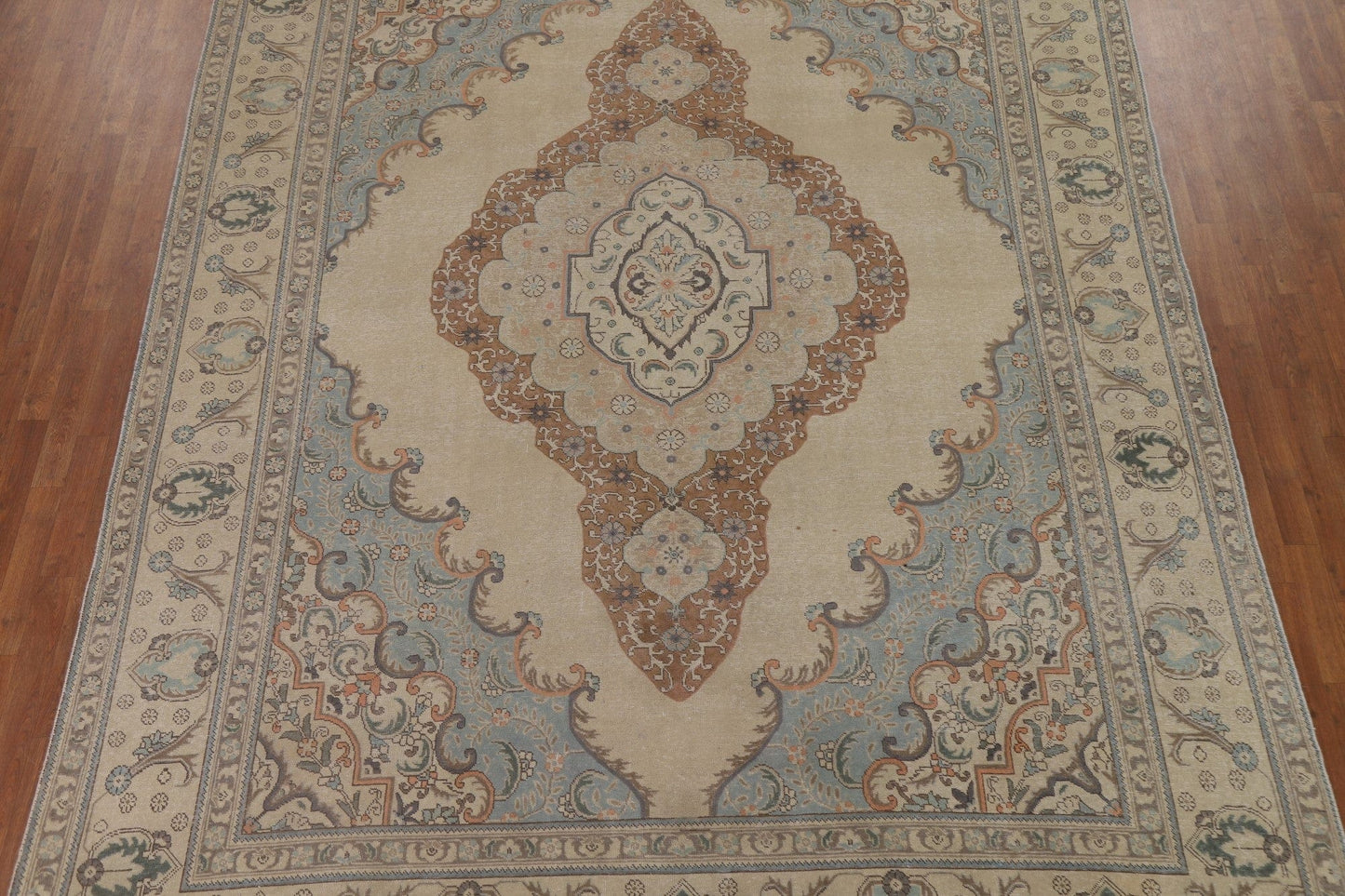 Distressed Tabriz Persian Area Rug 9x12