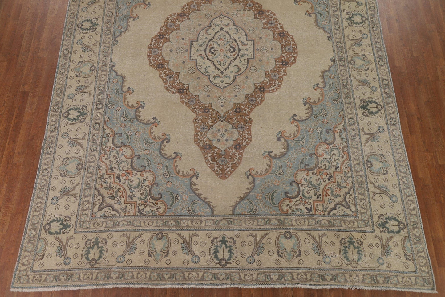 Distressed Tabriz Persian Area Rug 9x12