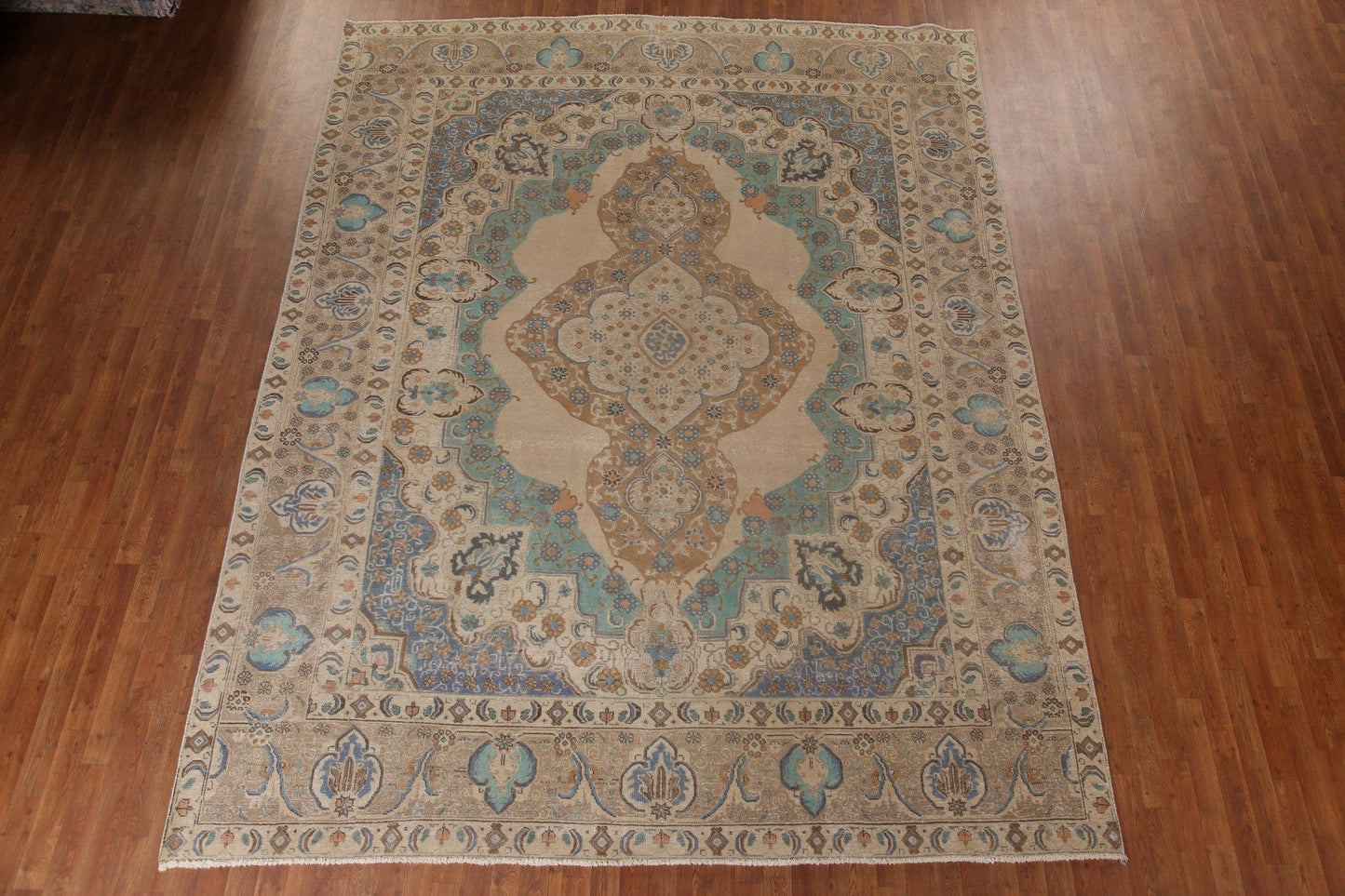 Geometric Tabriz Persian Area Rug 9x12