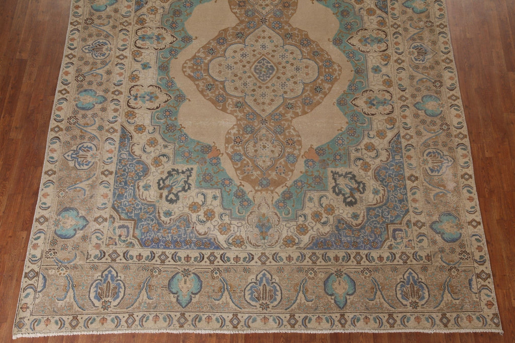 Geometric Tabriz Persian Area Rug 9x12