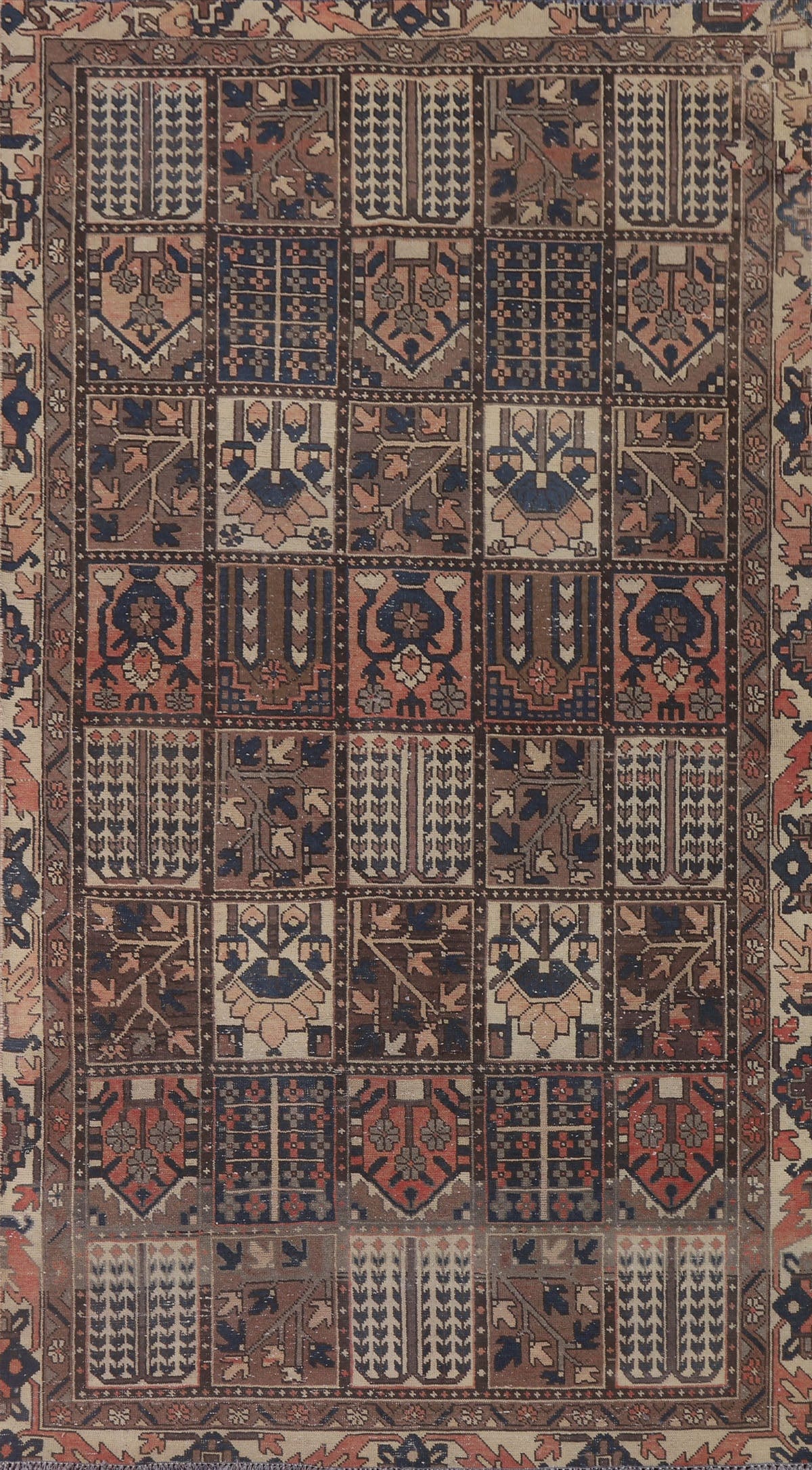 Garden Design Bakhtiari Persian Area Rug 6x9