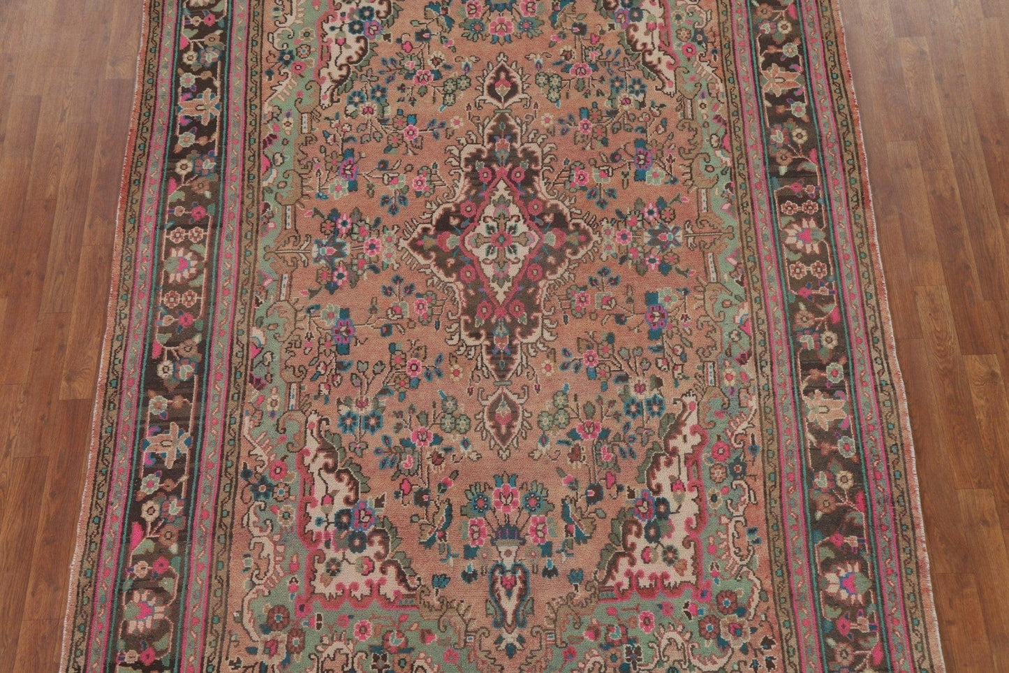 Vintage Wool Hamedan Persian Area Rug 7x10