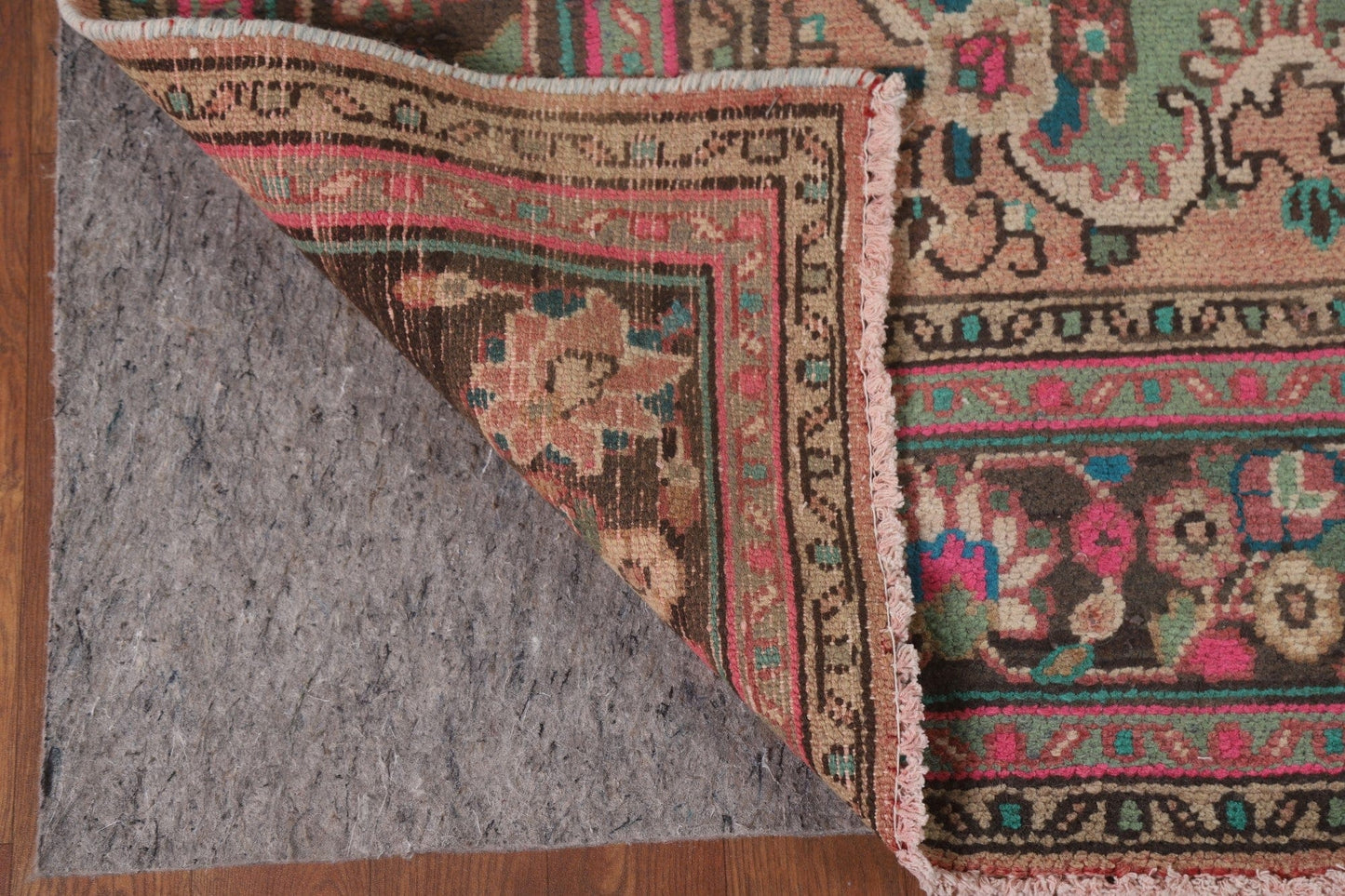 Vintage Wool Hamedan Persian Area Rug 7x10