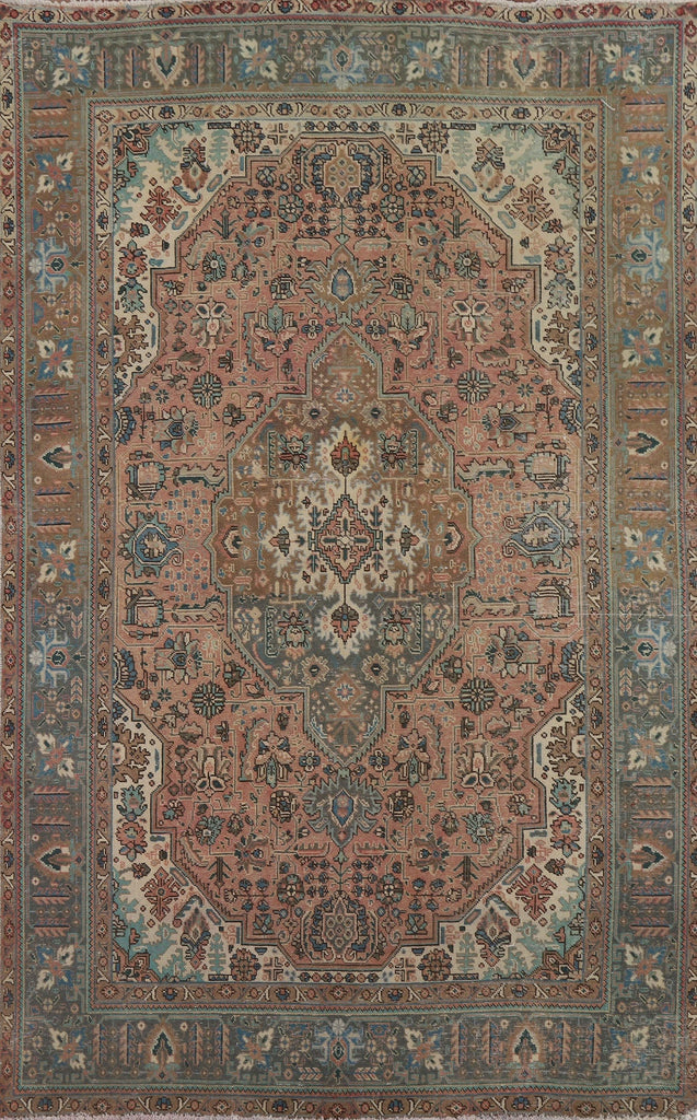 Geometric Tabriz Persian Area Rug 6x10