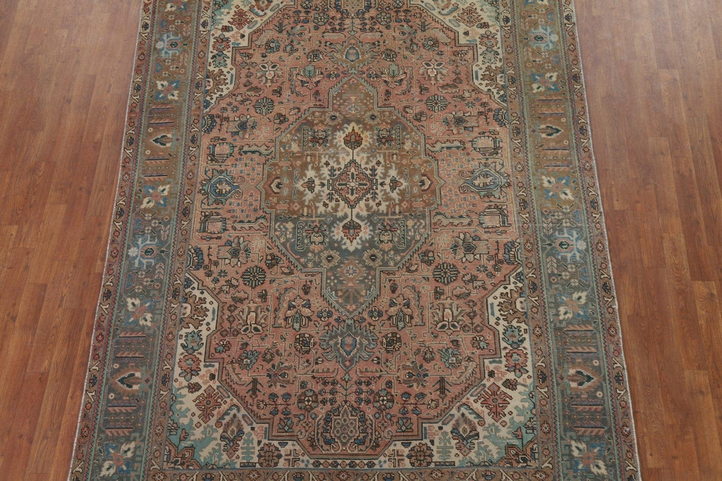 Geometric Tabriz Persian Area Rug 6x10