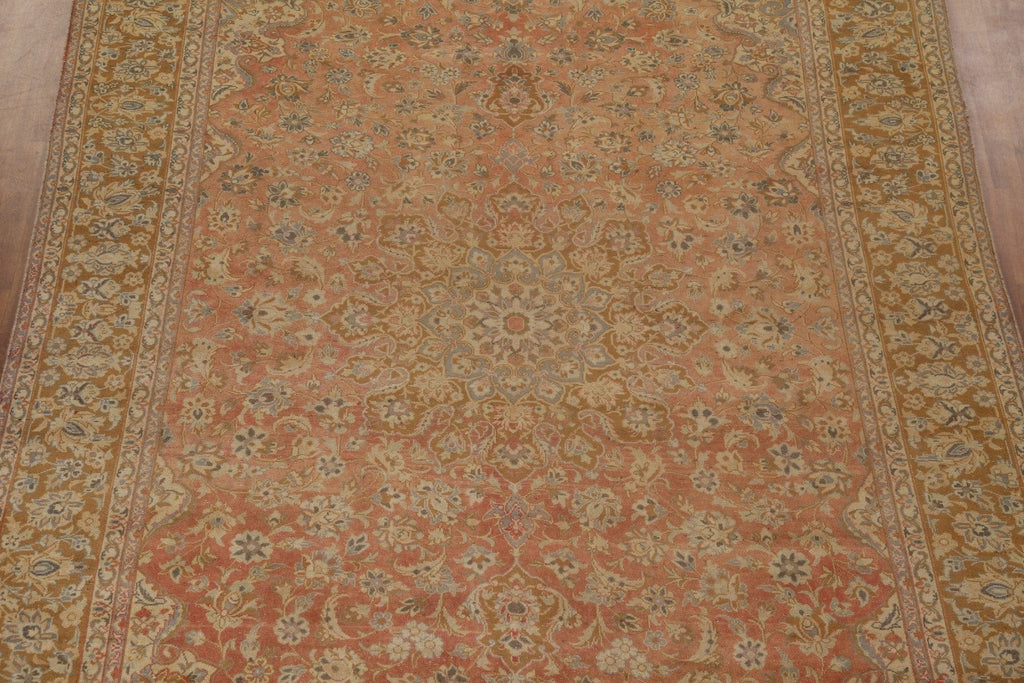 Handmade Wool Kashan Persian Area Rug 9x13