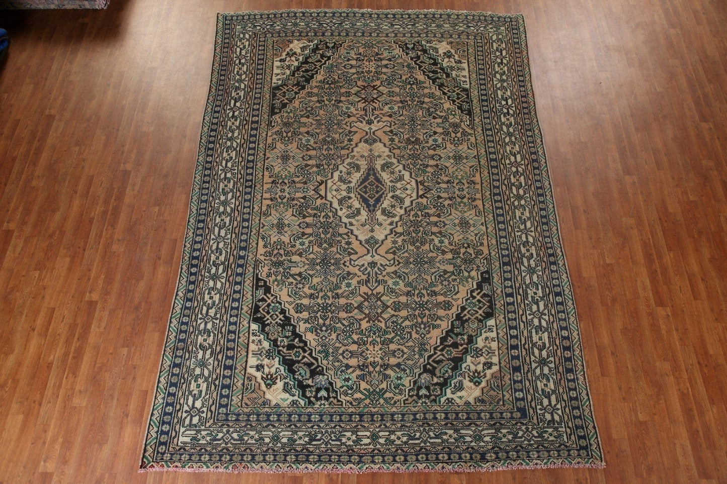 Geometric Hamedan Persian Area Rug 8x12