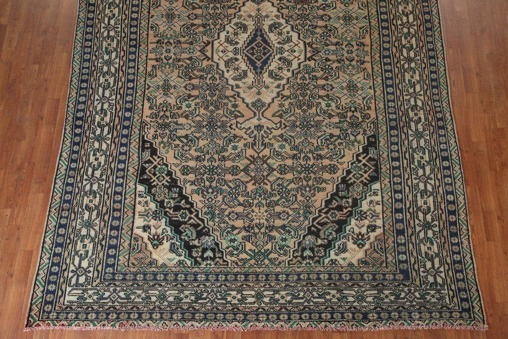 Geometric Hamedan Persian Area Rug 8x12