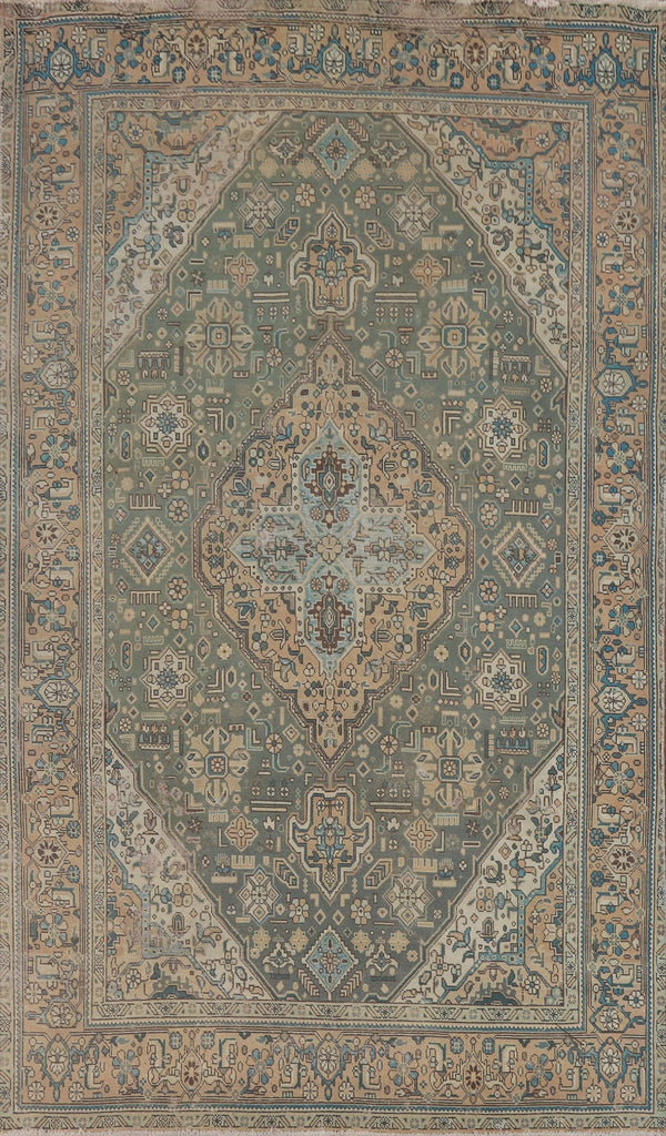 Geometric Tabriz Persian Area Rug 6x10