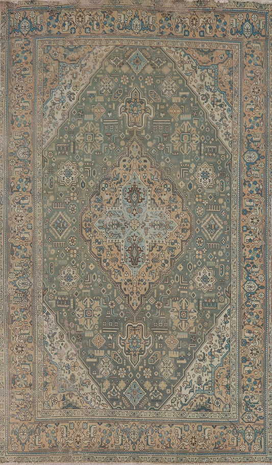 Geometric Tabriz Persian Area Rug 6x10