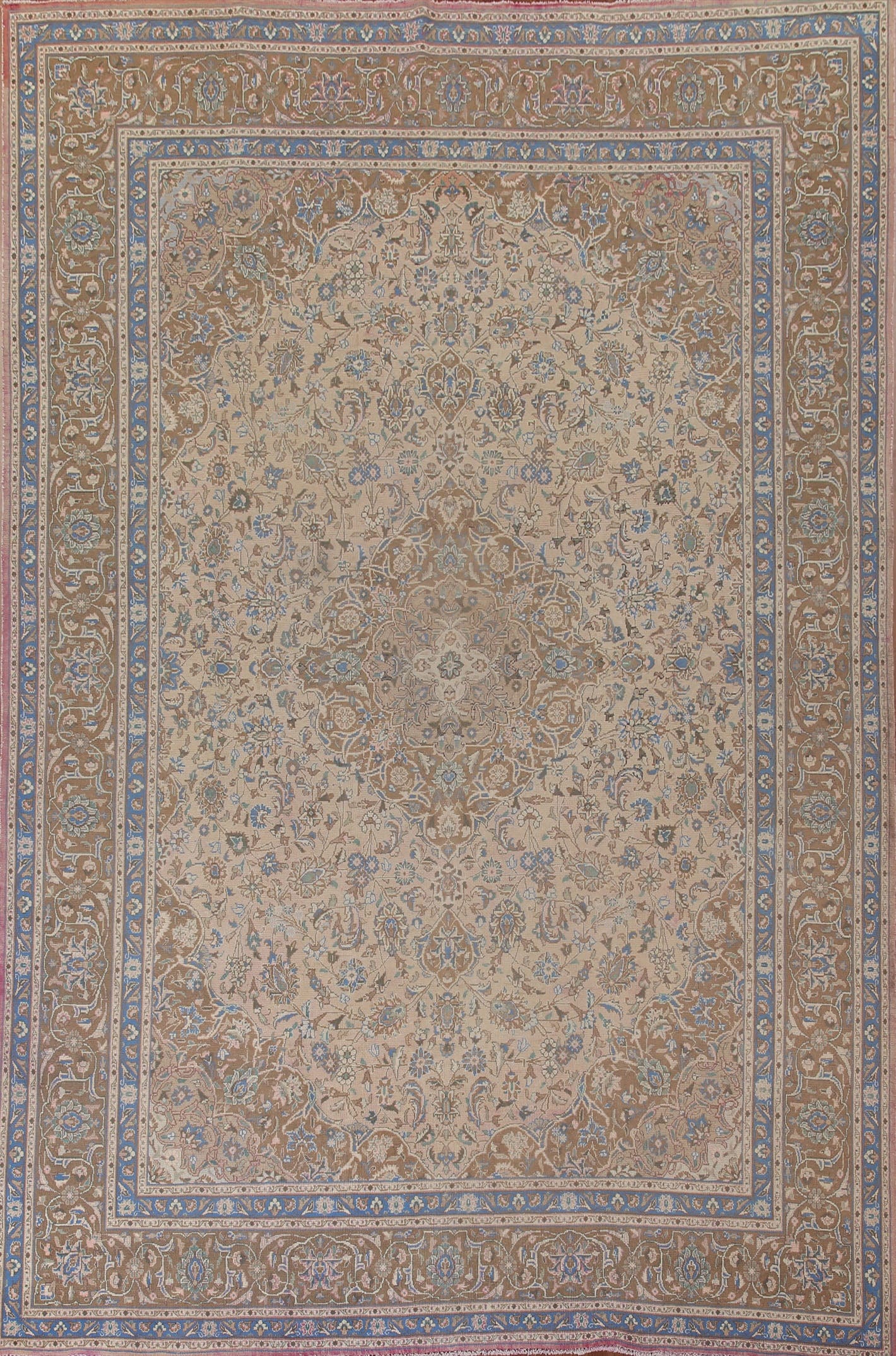 Floral Kashan Persian Area Rug 10x13