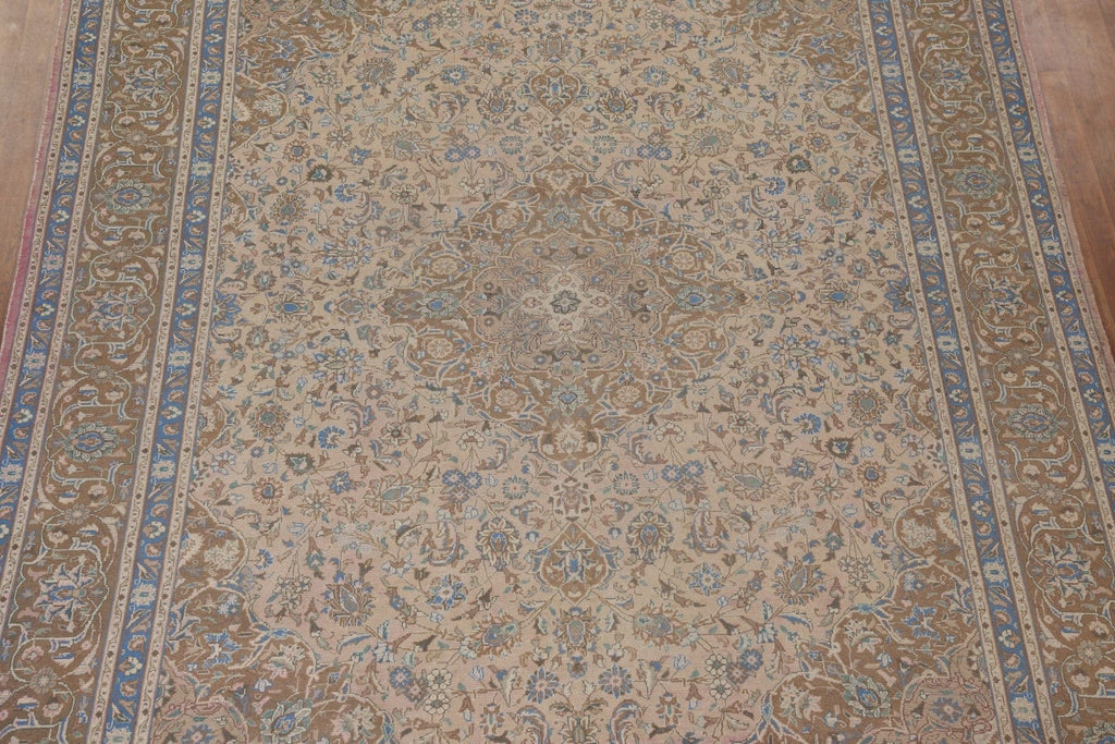 Floral Kashan Persian Area Rug 10x13