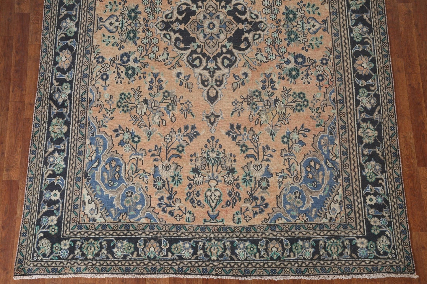 Vintage Hamedan Persian Area Rug 7x10