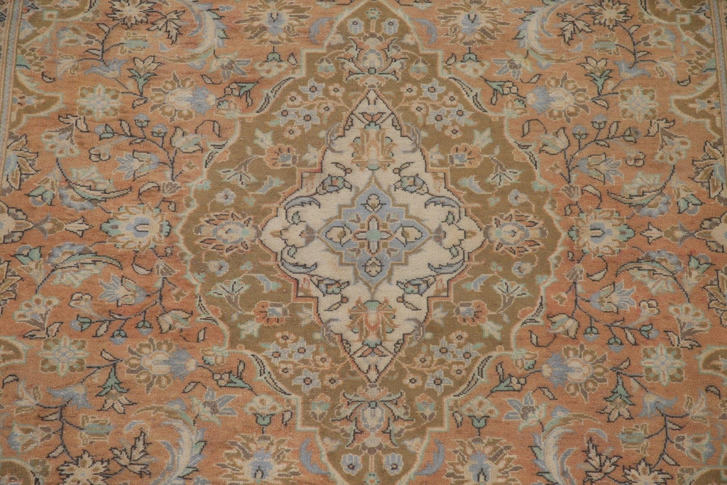 Vintage Floral Kashan Persian Area Rug 8x12