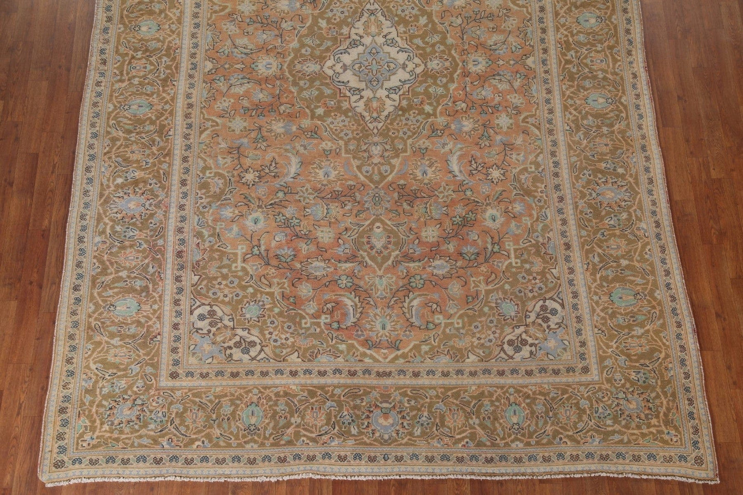 Vintage Floral Kashan Persian Area Rug 8x12