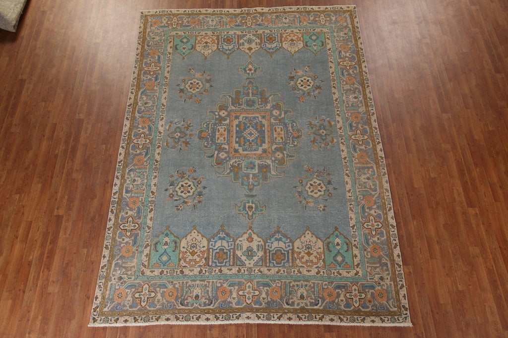 Over-Dyed Tabriz Persian Area Rug 8x11