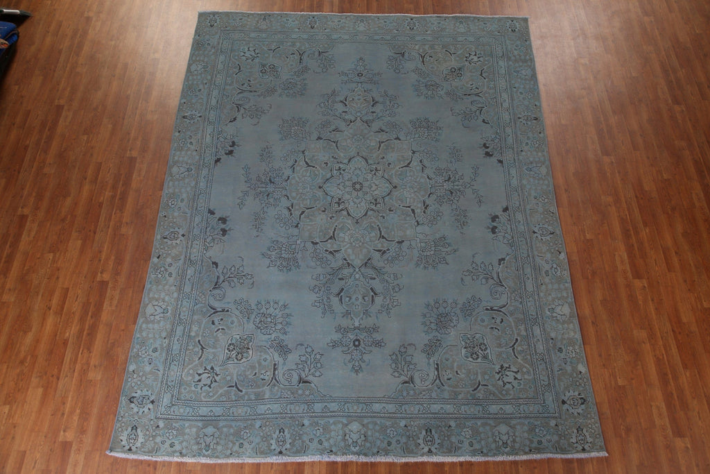 Over-Dyed Tabriz Persian Area Rug 9x12