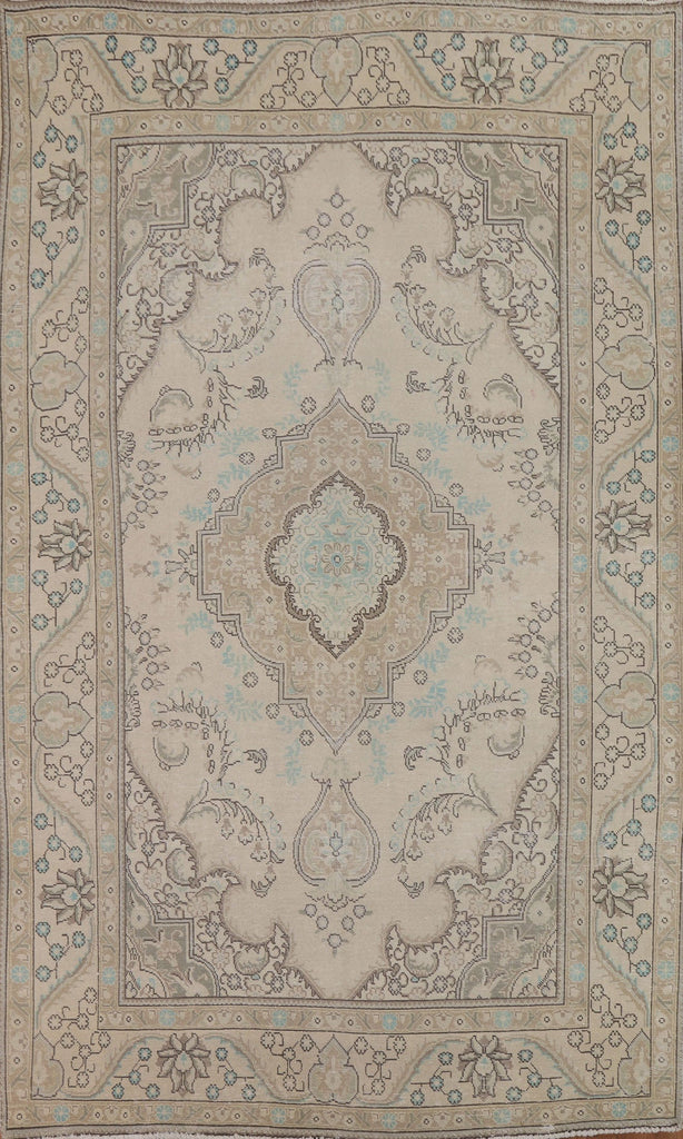 Geometric Tabriz Persian Area Rug 6x10