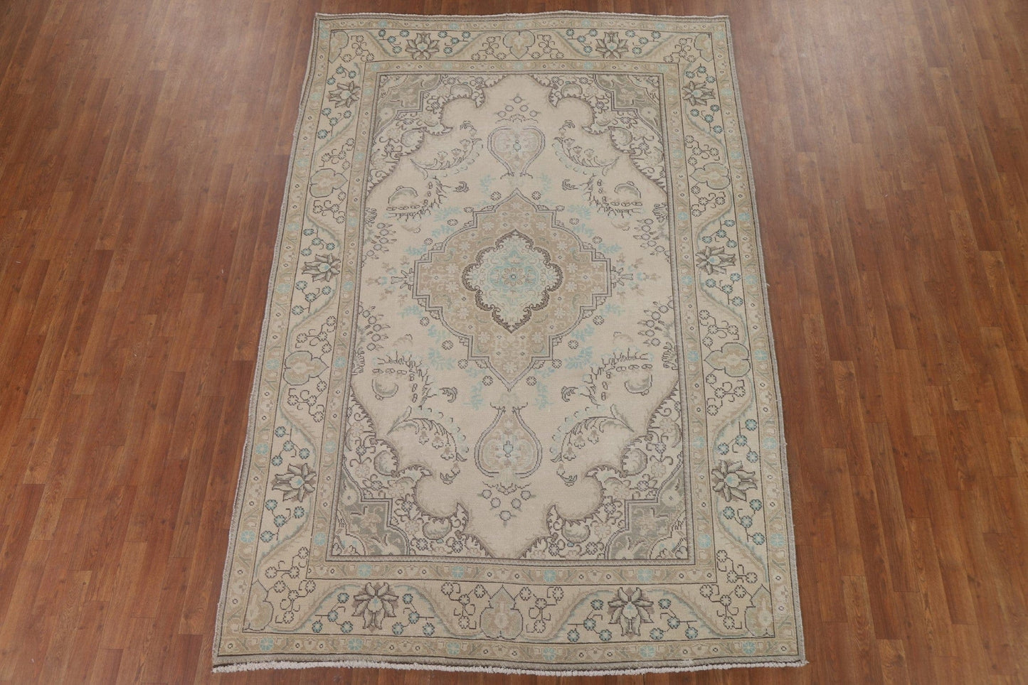 Geometric Tabriz Persian Area Rug 6x10