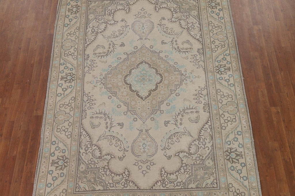 Geometric Tabriz Persian Area Rug 6x10