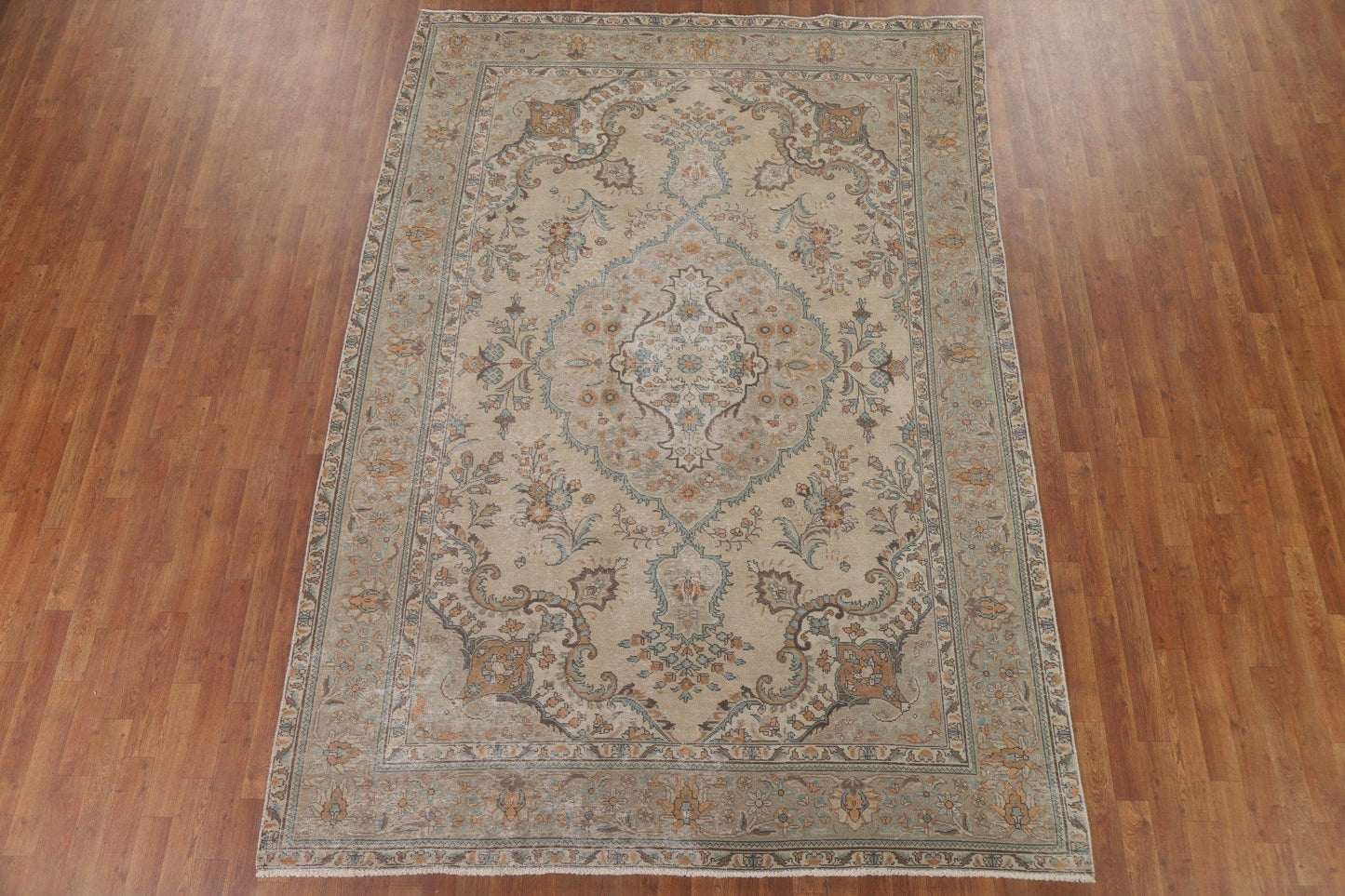 Handmade Wool Tabriz Persian Area Rug 7x10