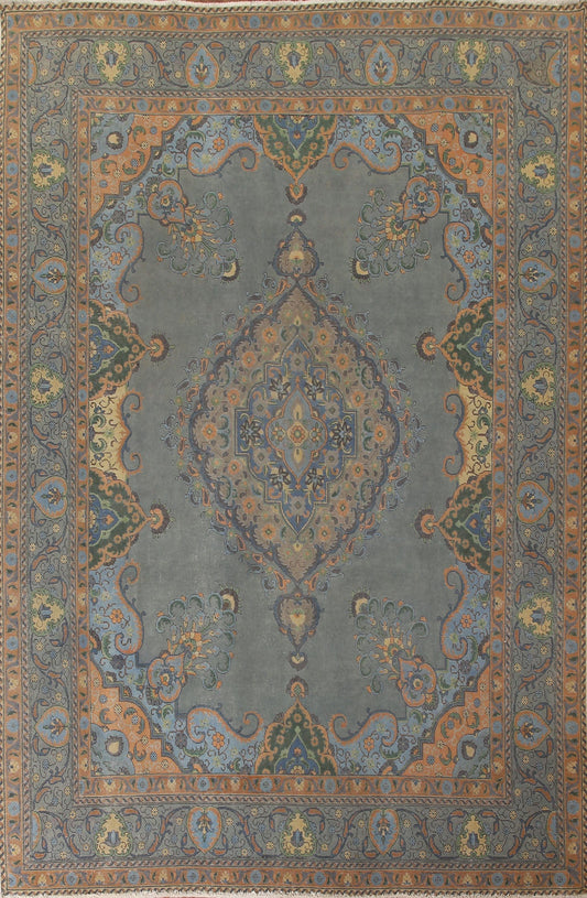 Over-Dyed Tabriz Persian Area Rug 10x13