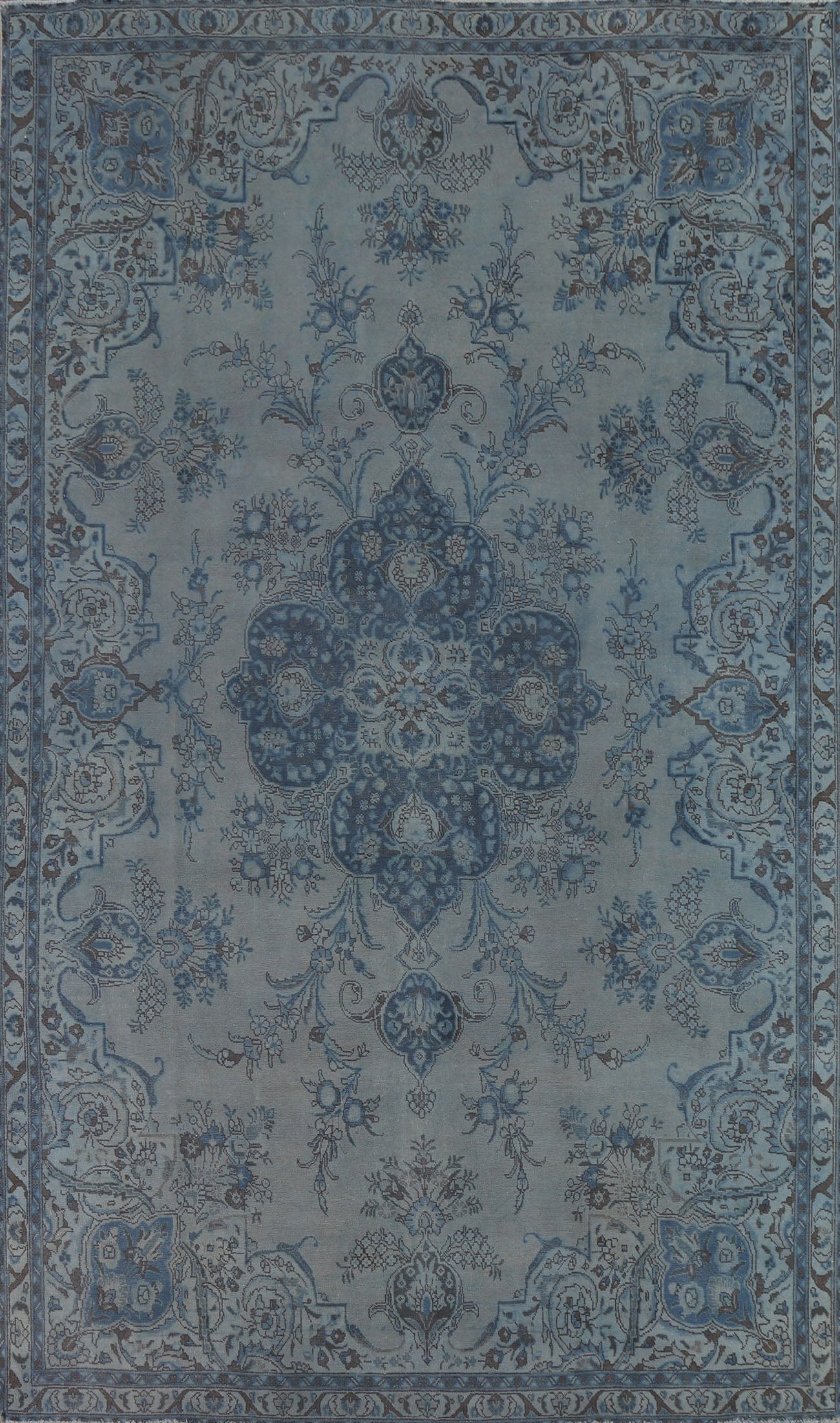 Over-Dyed Tabriz Persian Area Rug 8x11